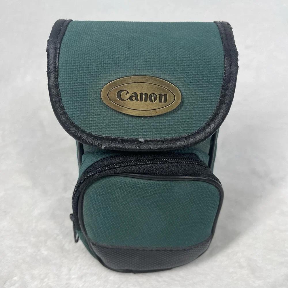 Pentax IQZoom 80G 35mm Point & Shoot Film Camera Bundle Case Manual Tested